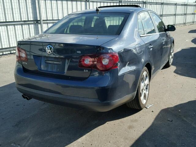 3VWRM71K88M161237 - 2008 VOLKSWAGEN JETTA SE BLUE photo 4