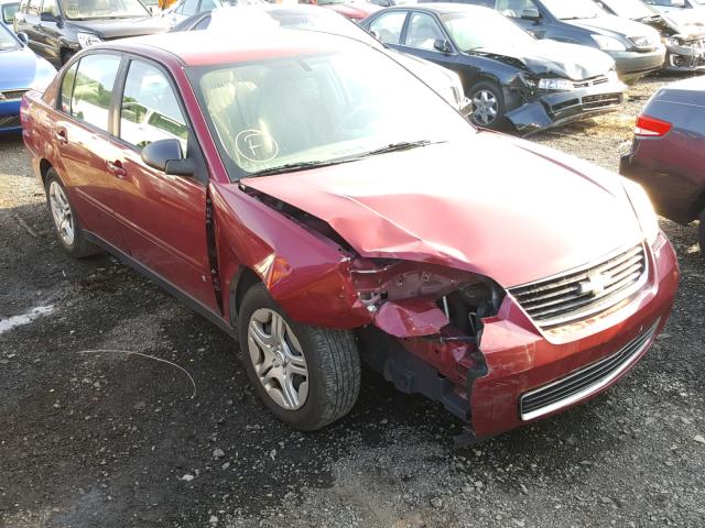 1G1ZS53896F136285 - 2006 CHEVROLET MALIBU LS RED photo 1