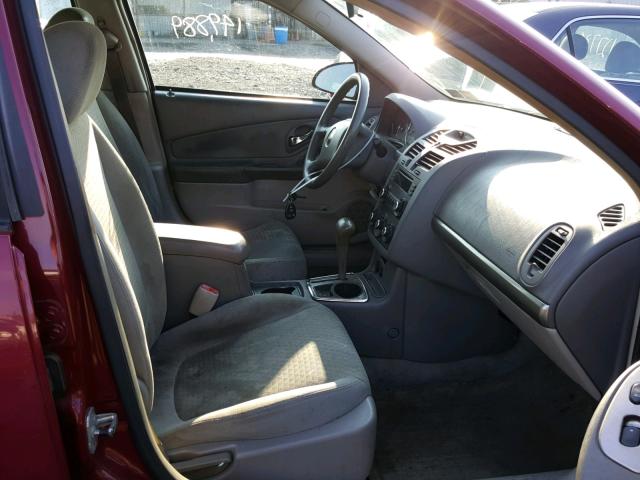 1G1ZS53896F136285 - 2006 CHEVROLET MALIBU LS RED photo 5