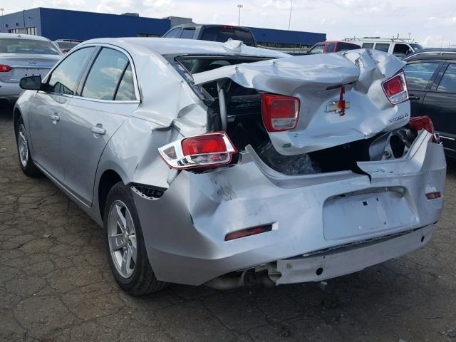 1G11C5SA1GF120453 - 2016 CHEVROLET MALIBU LIM 银色 照片 3