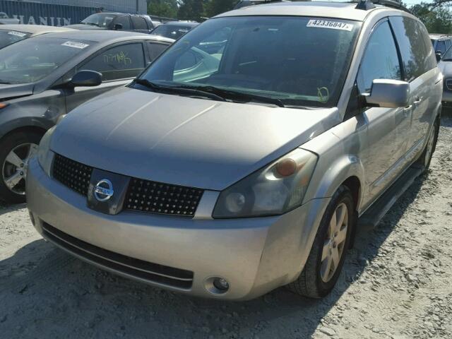 5N1BV28U84N358478 - 2004 NISSAN QUEST S GOLD photo 2