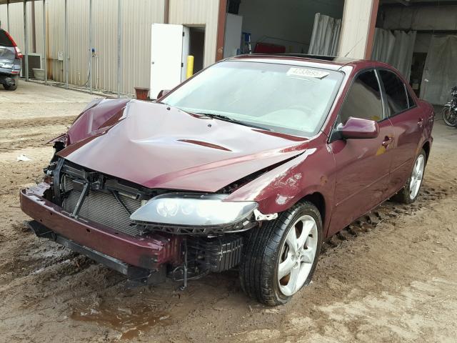 1YVHP80C385M34574 - 2008 MAZDA 6 I PURPLE photo 2