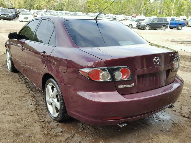 1YVHP80C385M34574 - 2008 MAZDA 6 I PURPLE photo 3