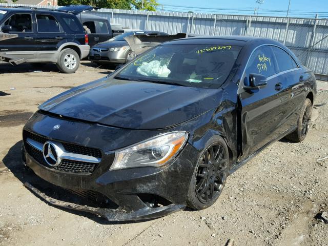 WDDSJ4EB0EN046550 - 2014 MERCEDES-BENZ CLA 250 BLACK photo 2