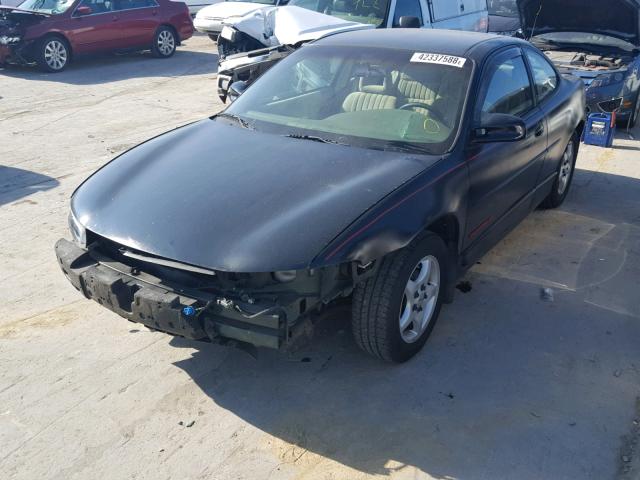 1G2WP12K6WF230713 - 1998 PONTIAC GRAND PRIX BLACK photo 2