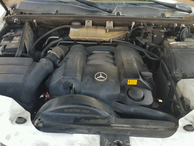 4JGAB54E7YA220772 - 2000 MERCEDES-BENZ ML WHITE photo 7
