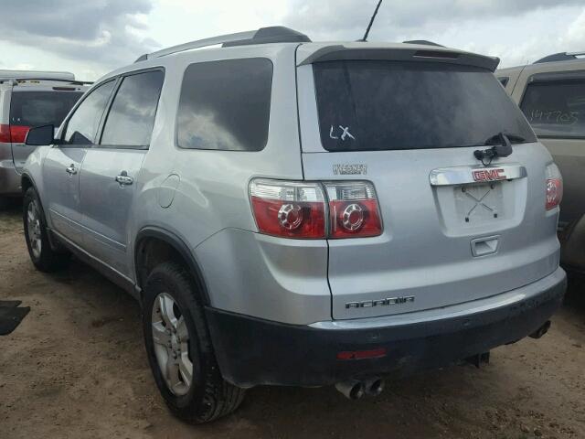 1GKKRPEDXCJ399120 - 2012 GMC ACADIA SLE SILVER photo 3