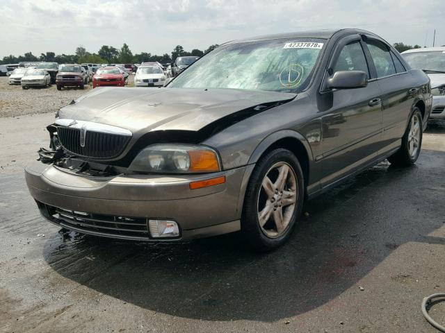 1LNHM87A52Y705722 - 2002 LINCOLN LS CHARCOAL photo 2