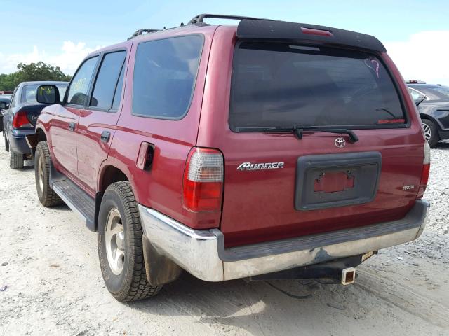 JT3GM84R6X0050085 - 1999 TOYOTA 4RUNNER RED photo 3