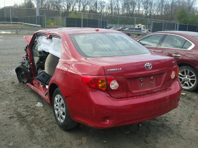 N0V1N42338137 - 2010 TOYOTA COROLLA/S/ RED photo 3