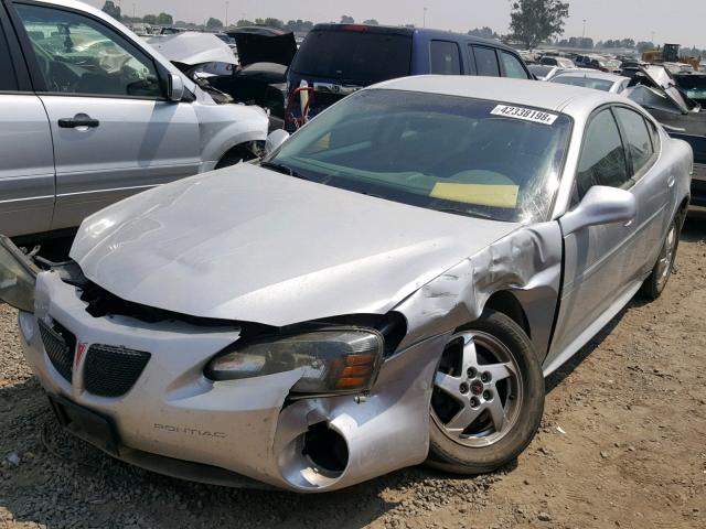 2G2WP522741197345 - 2004 PONTIAC GRAND PRIX SILVER photo 2