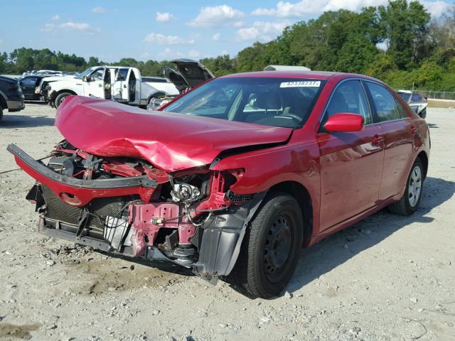 4T1BE46K49U346872 - 2009 TOYOTA CAMRY BASE RED photo 2