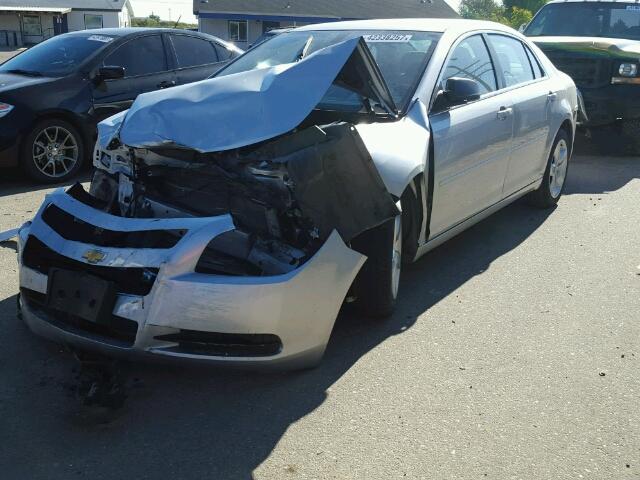 1G1ZA5EU0CF389746 - 2012 CHEVROLET MALIBU LS ვერცხლისფერი ფოტო 2