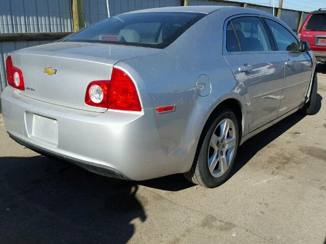 1G1ZA5EU0CF389746 - 2012 CHEVROLET MALIBU LS ვერცხლისფერი ფოტო 4