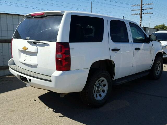 1GNSK4E0XCR306228 - 2012 CHEVROLET TAHOE K150 WHITE photo 4