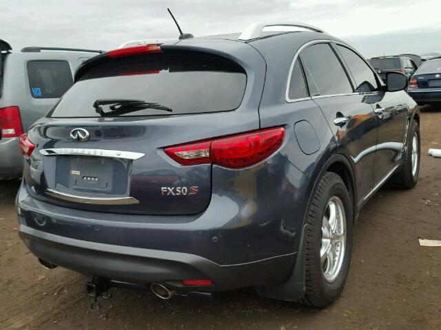 JNRBS18W59M201402 - 2009 INFINITI FX50 BLUE photo 4