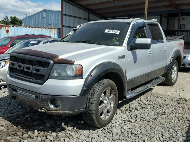 1FTPW14V37FA90440 - 2007 FORD F150 SUPER SILVER photo 2