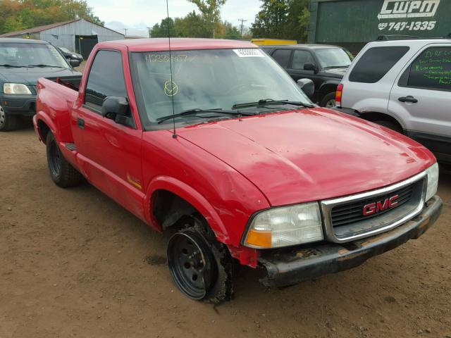 1GTCS14H438148753 - 2003 GMC SONOMA RED photo 1