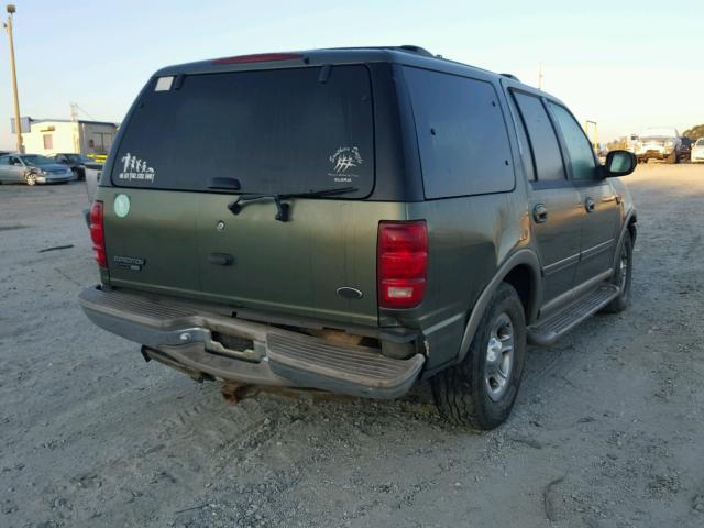 1FMPU18L2YLC22388 - 2000 FORD EXPEDITION GREEN photo 4