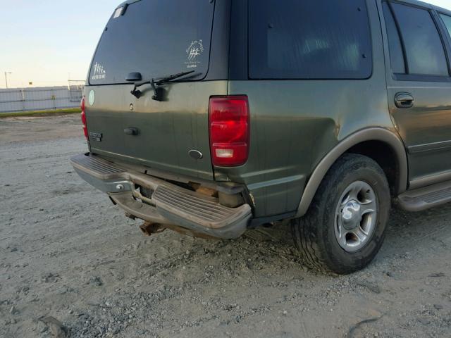 1FMPU18L2YLC22388 - 2000 FORD EXPEDITION GREEN photo 9