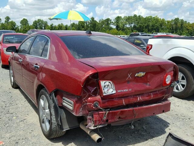 1G1ZC5E04CF368065 - 2012 CHEVROLET MALIBU 1LT წითელი ფოტო 3