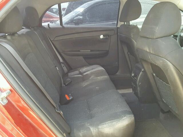 1G1ZC5E04CF368065 - 2012 CHEVROLET MALIBU 1LT წითელი ფოტო 6