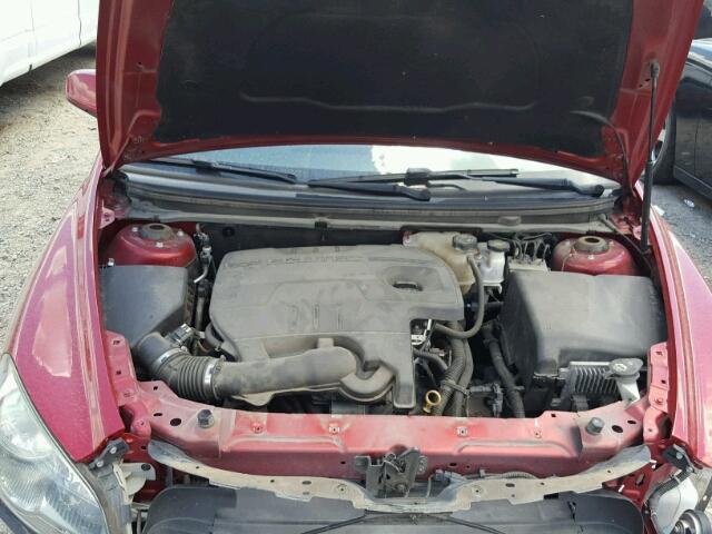 1G1ZC5E04CF368065 - 2012 CHEVROLET MALIBU 1LT წითელი ფოტო 7