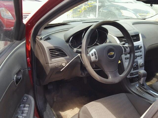 1G1ZC5E04CF368065 - 2012 CHEVROLET MALIBU 1LT წითელი ფოტო 9
