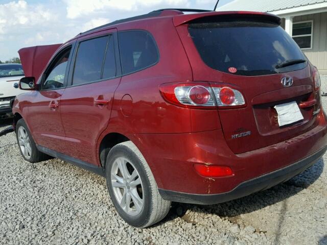 5XYZH4AG8BG033375 - 2011 HYUNDAI SANTA FE S 红色 照片 3