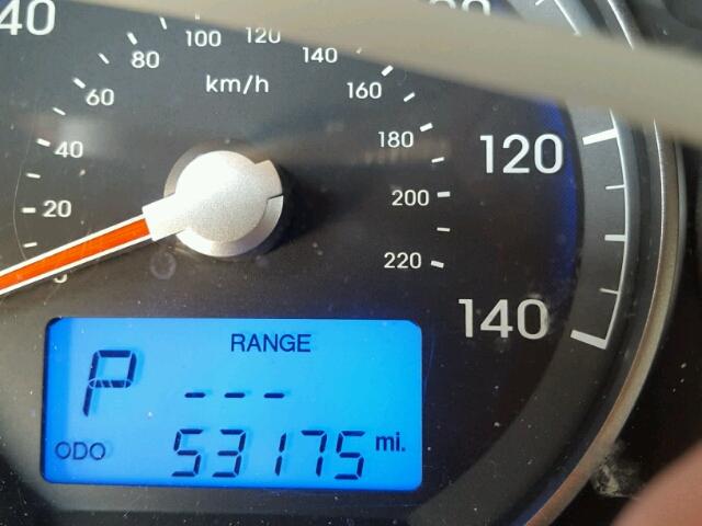 5XYZH4AG8BG033375 - 2011 HYUNDAI SANTA FE S 红色 照片 8