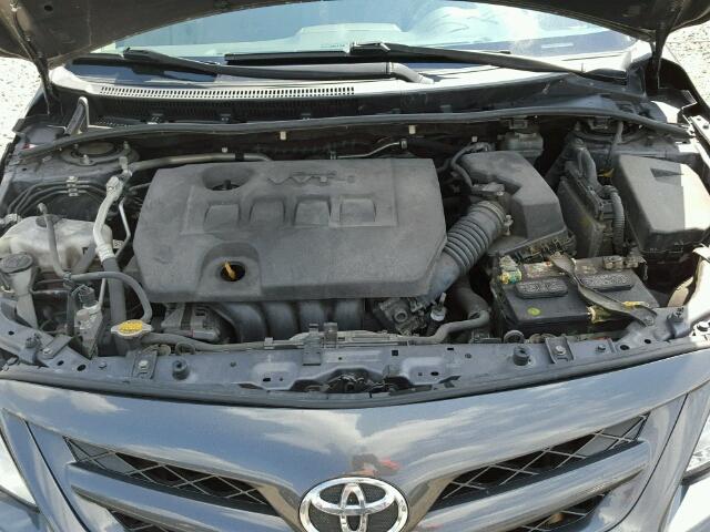 JTDBU4EE2B9129591 - 2011 TOYOTA COROLLA GRAY photo 7