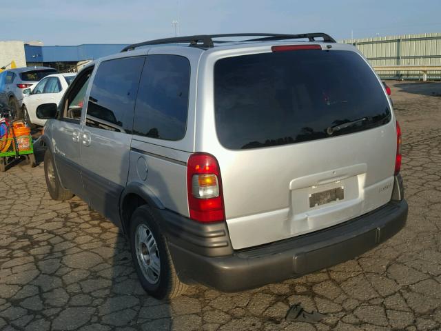 1GMDU23E82D310039 - 2002 PONTIAC MONTANA EC SILVER photo 3