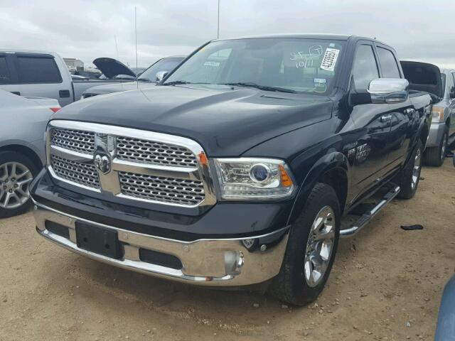 1C6RR6NT1FS566255 - 2015 RAM 1500 LARAM BLACK photo 2