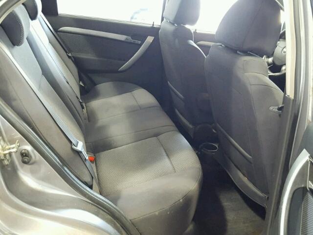 KL1TD5DE0BB256349 - 2011 CHEVROLET AVEO LS GRAY photo 6