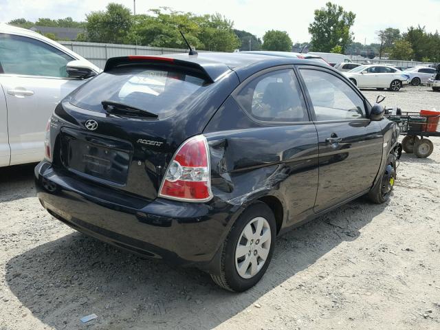 KMHCM3AC3AU149911 - 2010 HYUNDAI ACCENT BLU BLACK photo 4