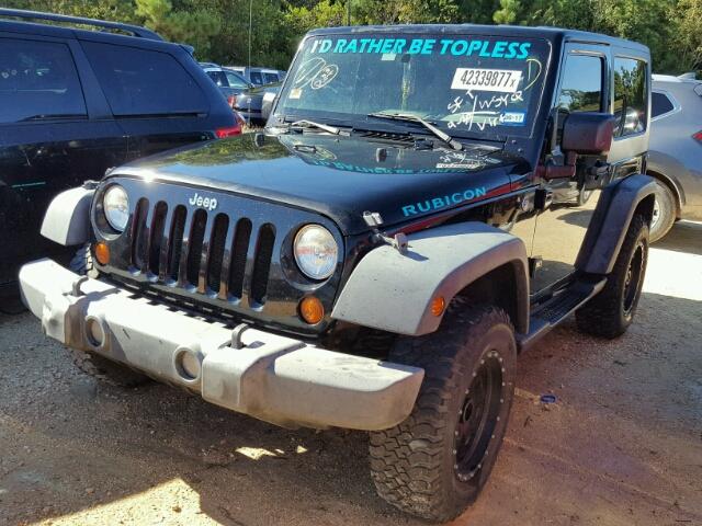 1J8GA64129L754362 - 2009 JEEP WRANGLER BLACK photo 2