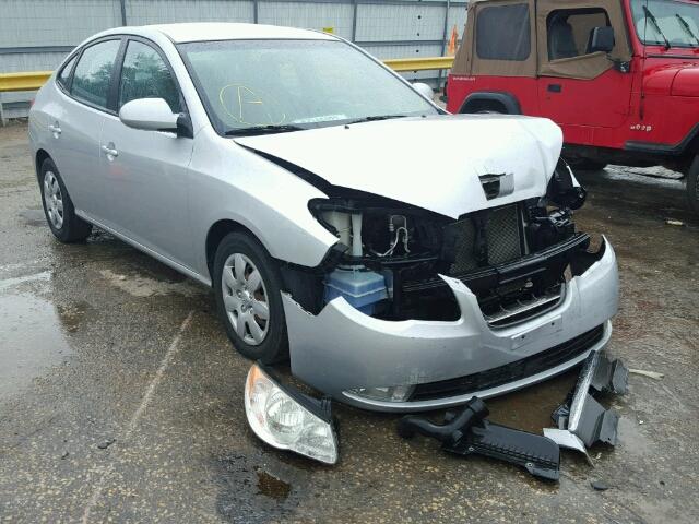 KMHDU46D68U503748 - 2008 HYUNDAI ELANTRA GL SILVER photo 1