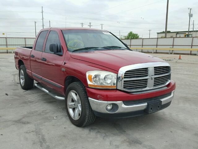 1D7HA18296J106838 - 2006 DODGE RAM 1500 S RED photo 1