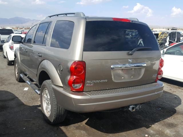 1D4HD48276F104112 - 2006 DODGE DURANGO SL TAN photo 3