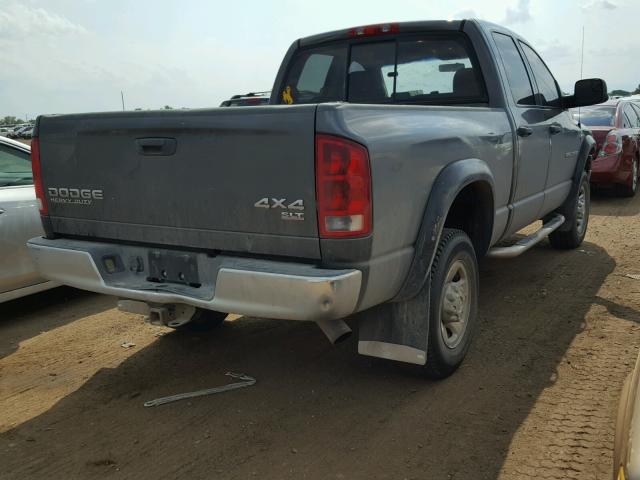 3D7KU28C63G773116 - 2003 DODGE RAM 2500 S ნაცრისფერი ფოტო 4