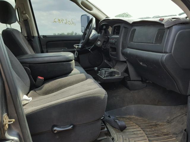 3D7KU28C63G773116 - 2003 DODGE RAM 2500 S ნაცრისფერი ფოტო 5