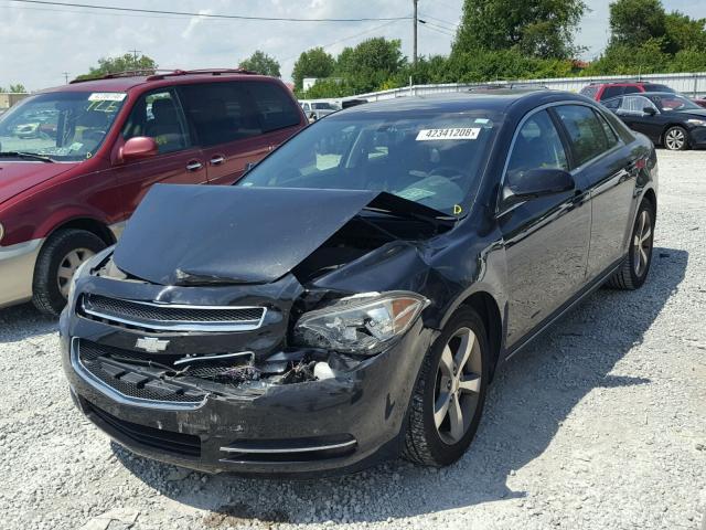 1G1ZC5E13BF302954 - 2011 CHEVROLET MALIBU 1LT CHARCOAL photo 2