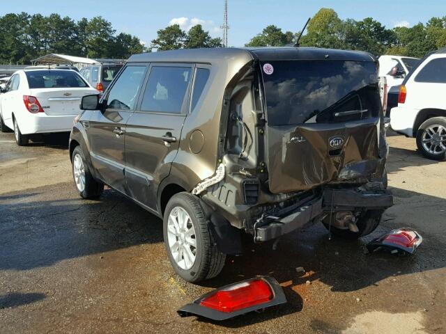 KNDJT2A66D7555963 - 2013 KIA SOUL BROWN photo 3