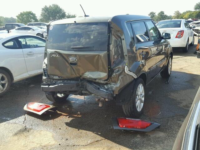 KNDJT2A66D7555963 - 2013 KIA SOUL BROWN photo 4