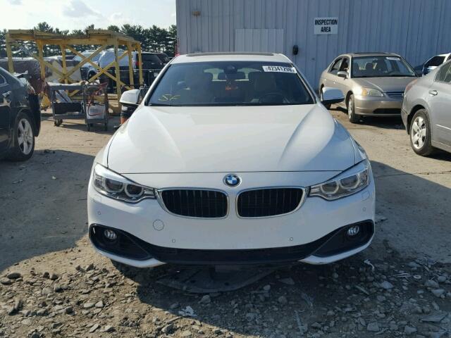 WBA4C9C57GG137018 - 2016 BMW 428 XI WHITE photo 9