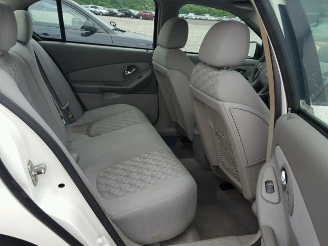 1G1ZT54835F203635 - 2005 CHEVROLET MALIBU LS თეთრი ფოტო 6