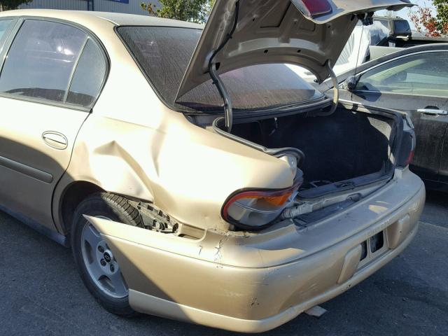 1G1ND52F75M215599 - 2005 CHEVROLET CLASSIC TAN photo 9