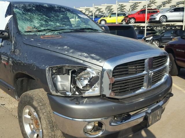 3D7KS28A67G780013 - 2007 DODGE RAM 2500 S Մոխրագույն լուսանկար 9