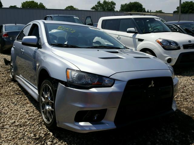 JA32W5FV8EU024939 - 2014 MITSUBISHI LANCER EVO SILVER photo 1