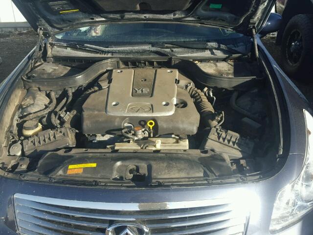 JNKBV61E97M720115 - 2007 INFINITI G35 SILVER photo 7